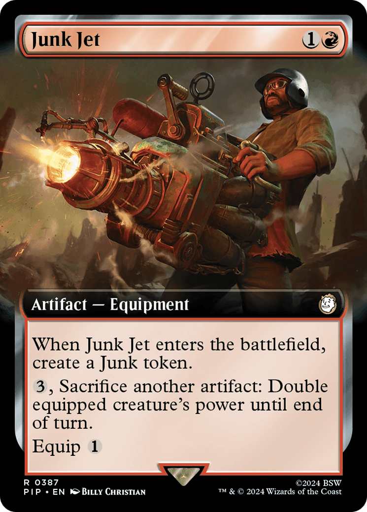 Junk Jet (Extended Art) [Fallout] - Card Brawlers