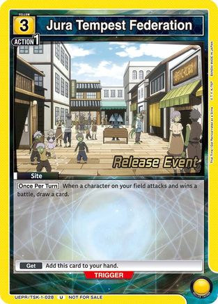 Jura Tempest Federation (UEPR/TSK-1-028) - UE20BT That Time I Got Reincarnated as a Slime Release Event Cards - Card Brawlers