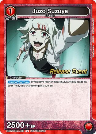 Juzo Suzuya (088) (UEPR/TKG-1-088) - UE18BT Tokyo Ghoul Release Event - Card Brawlers