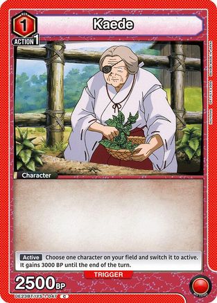 Kaede (UE23BT/IYS-1-047) - UE23BT Inuyasha - Card Brawlers