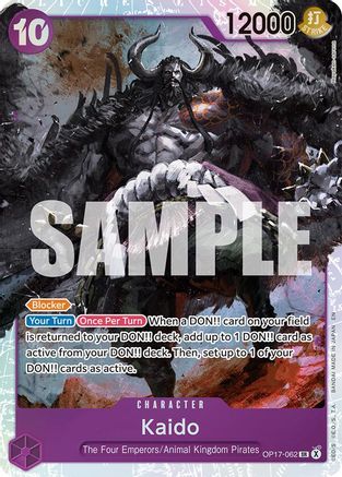 Kaido (062) (OP17-062) - The World's Strongest Warriors Foil - Card Brawlers