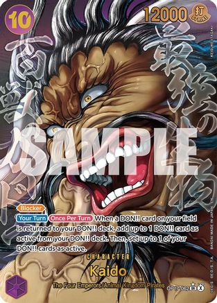 Kaido (062) (Super Alternate Art) (OP17-062) - The World's Strongest Warriors Foil - Card Brawlers