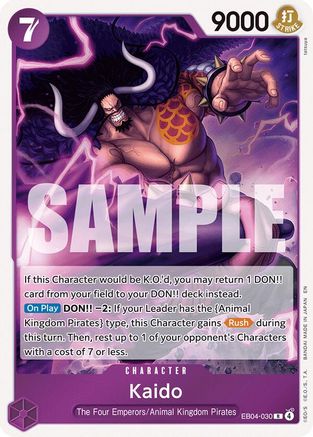 Kaido (EB04-030) - The Azure Sea's Seven Foil - Card Brawlers