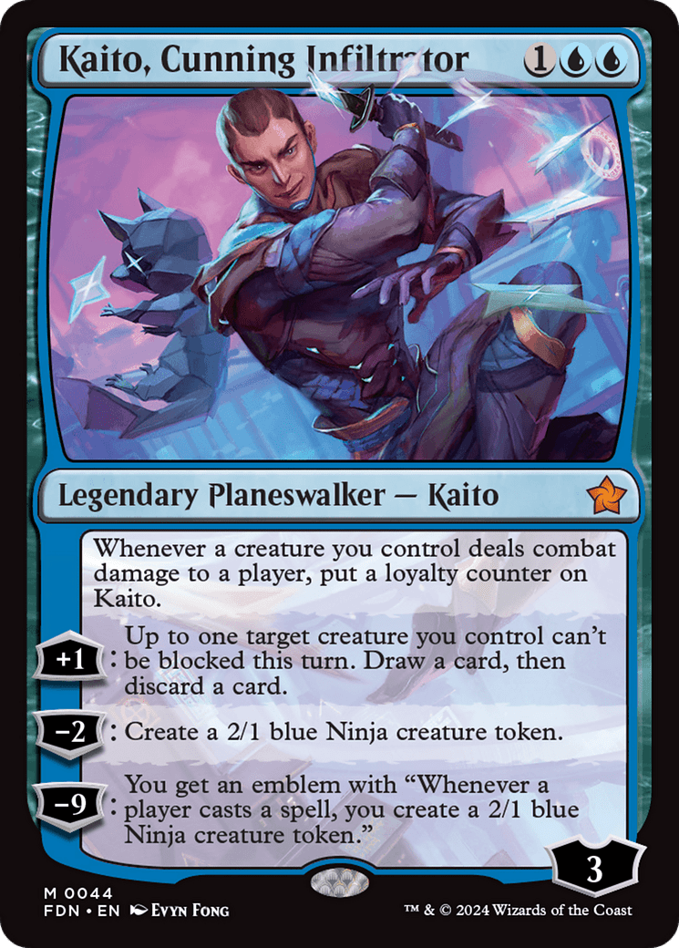 Kaito, Cunning Infiltrator [Foundations] - Card Brawlers