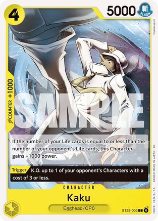 Kaku (ST29-003) - Starter Deck 29: Egghead - Card Brawlers