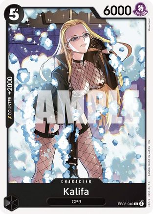 Kalifa (EB03-040) - Extra Booster: One Piece Heroines Edition - Card Brawlers