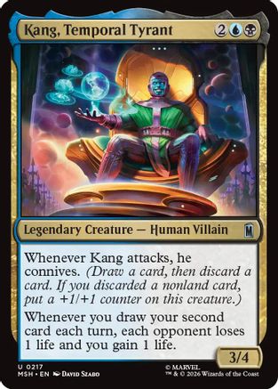 Kang, Temporal Tyrant (MSH-217) - Marvel Super Heroes - Card Brawlers