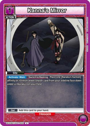 Kanna's Mirror (UE23BT/IYS-1-032) - UE23BT Inuyasha - Card Brawlers