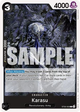 Karasu (ST35-003) - Starter Deck 35: RED/BLACK Sabo - Card Brawlers
