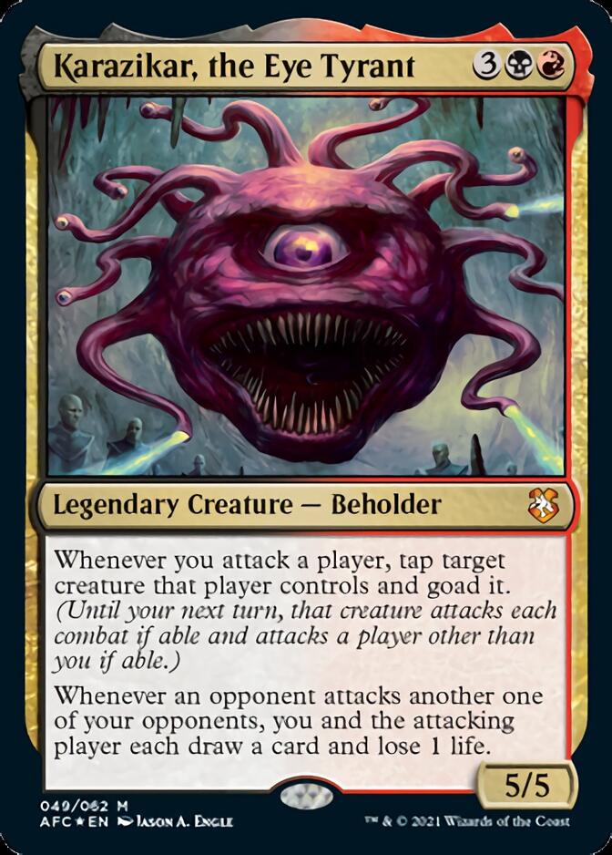 Karazikar, the Eye Tyrant [Dungeons & Dragons: Adventures in the Forgotten Realms Commander] - Card Brawlers