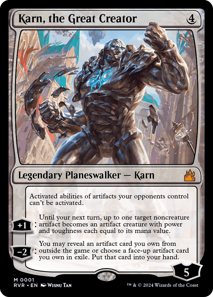Karn, the Great Creator [Ravnica Remastered] - Card Brawlers