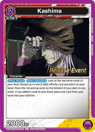 Kashima (Release Event) (UE19BT/SMD-1-063) - UE19BT SAKAMOTO DAYS Release Event Cards - Card Brawlers