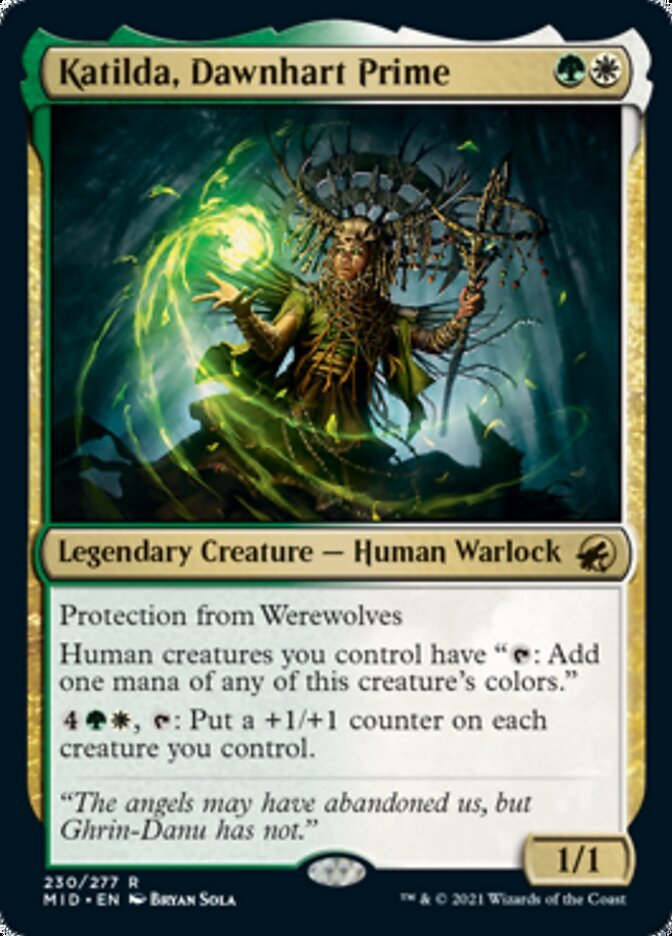 Katilda, Dawnhart Prime [Innistrad: Midnight Hunt] - Card Brawlers