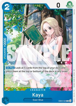 Kaya (EB03-023) - Extra Booster: One Piece Heroines Edition - Card Brawlers