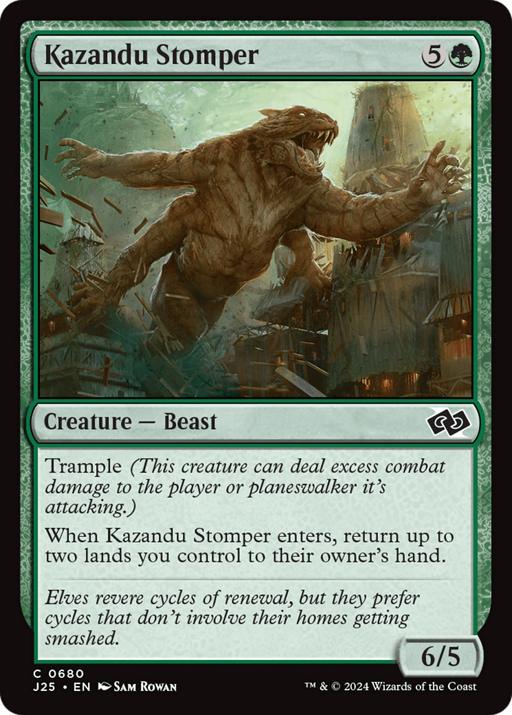 Kazandu Stomper [Foundations Jumpstart] - Card Brawlers
