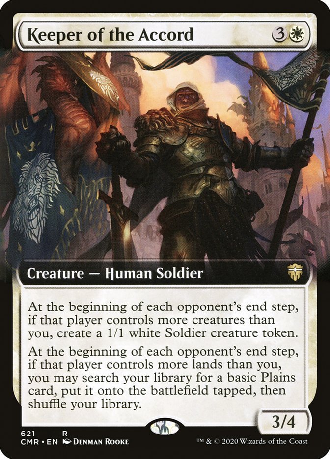 Keeper of the Accord (Extended Art) [Commander Legends] - Card Brawlers