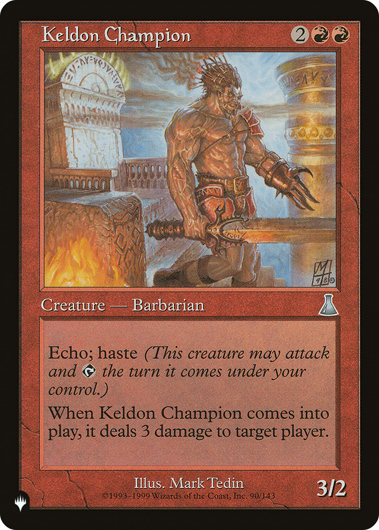 Keldon Champion [The List] - Card Brawlers