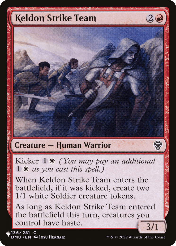 Keldon Strike Team [The List] - Card Brawlers