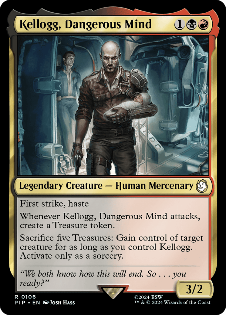 Kellogg, Dangerous Mind [Fallout] - Card Brawlers