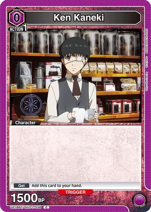 Ken Kaneki (Box Topper Foil) (UE18BT/TKG-1-038) - UE18BT Tokyo Ghoul Foil - Card Brawlers
