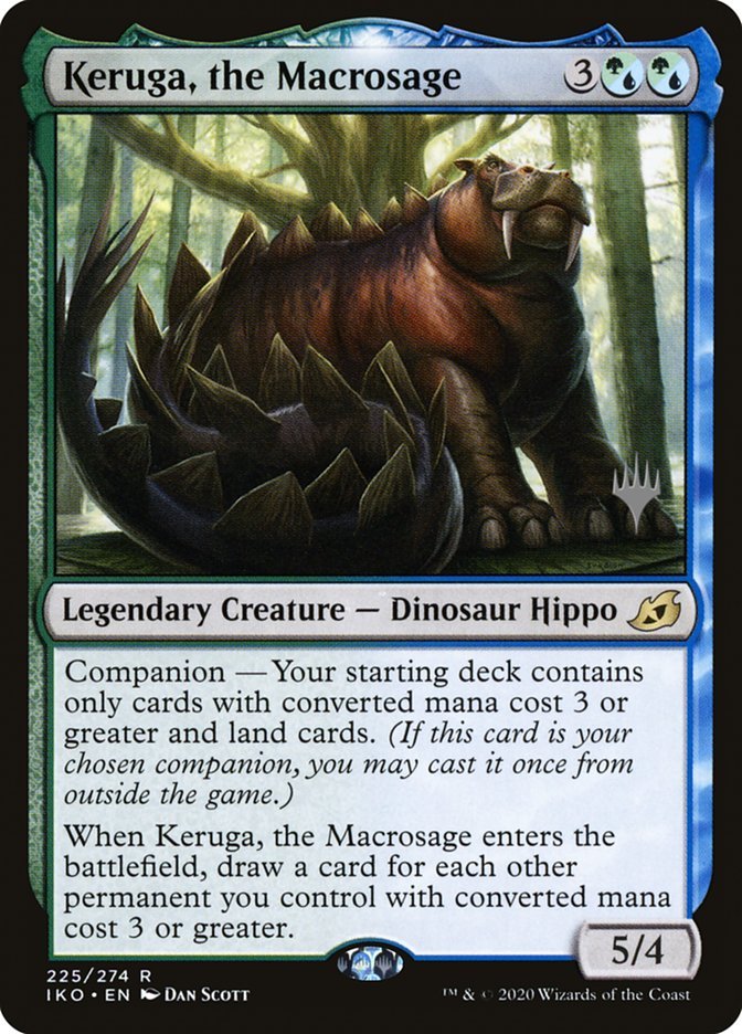 Keruga, the Macrosage (Promo Pack) [Ikoria: Lair of Behemoths Promos] - Card Brawlers