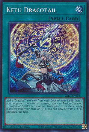 Ketu Dracotail (Secret Rare) (26LP-EN004) - Limited Pack World Championship 2026 1st Edition - Card Brawlers