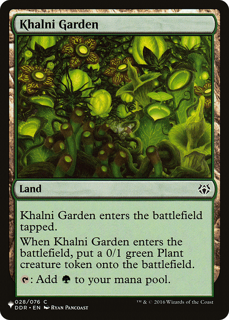 Khalni Garden [The List] - Card Brawlers
