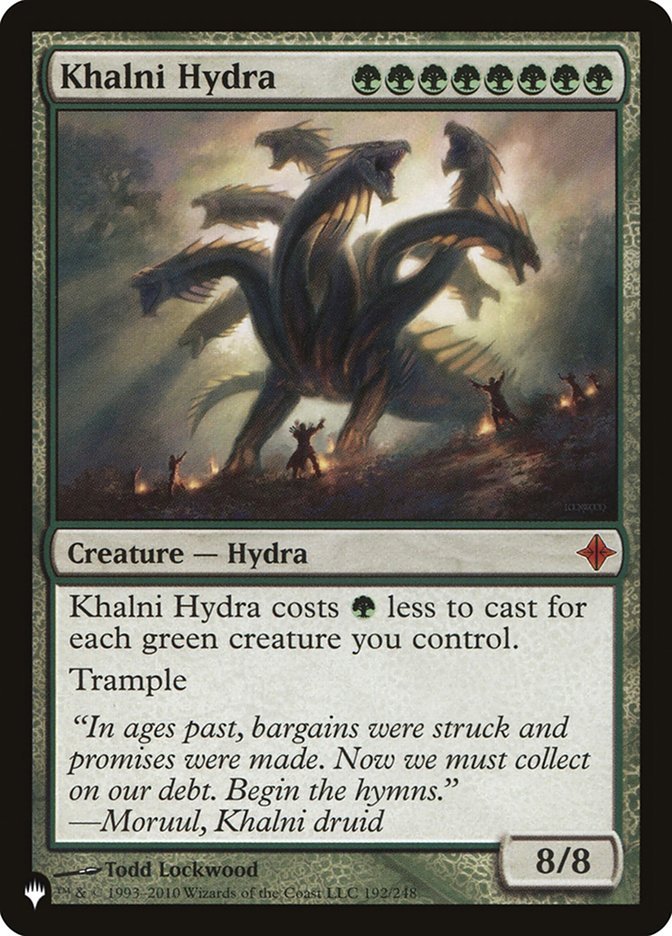Khalni Hydra [The List] - Card Brawlers
