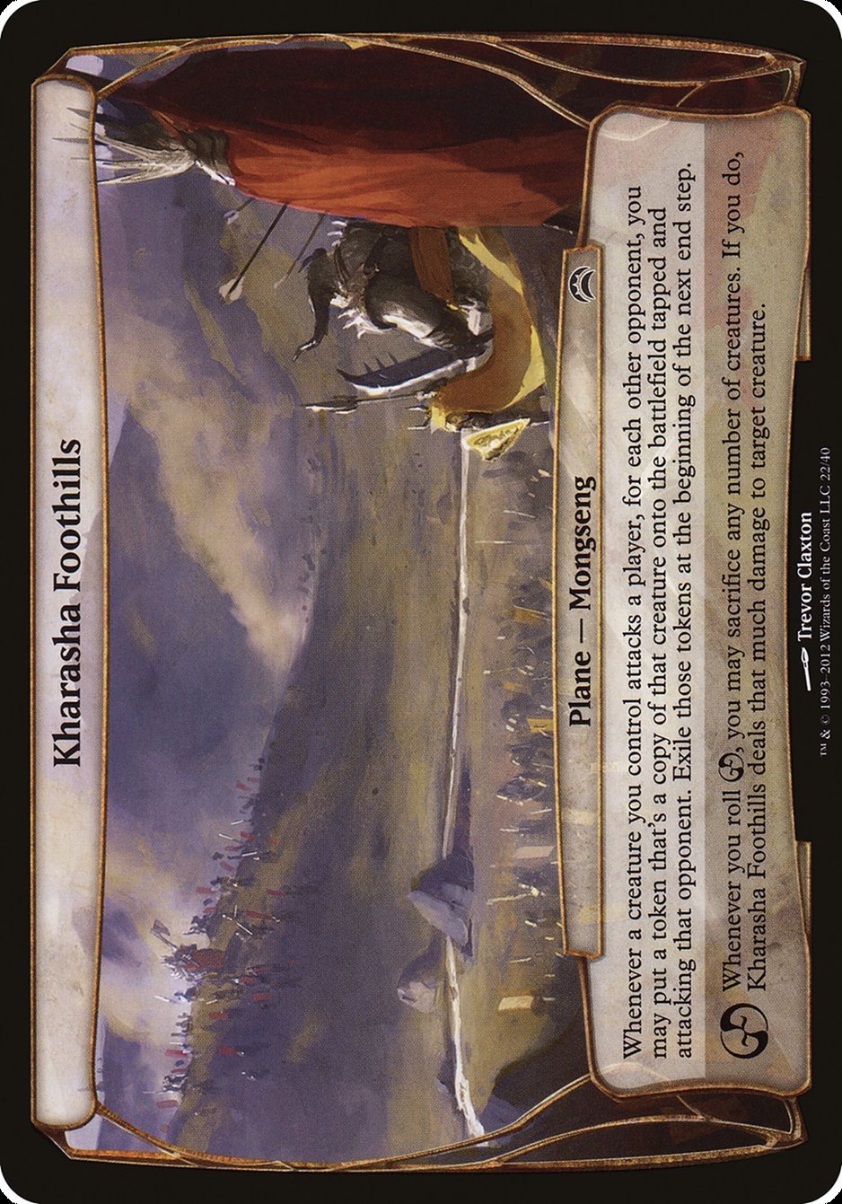 Kharasha Foothills (Planes) [Planechase 2012 Planes] - Card Brawlers