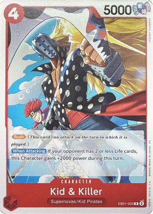 Kid & Killer - EB01-003 (EB01-003) - Learn Together Deck Set - Card Brawlers