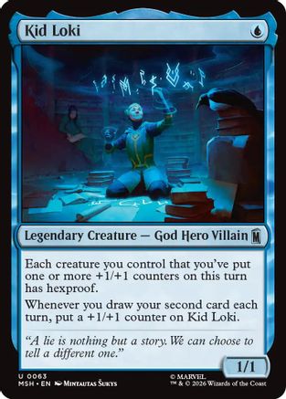 Kid Loki (MSH-063) - Marvel Super Heroes Foil - Card Brawlers