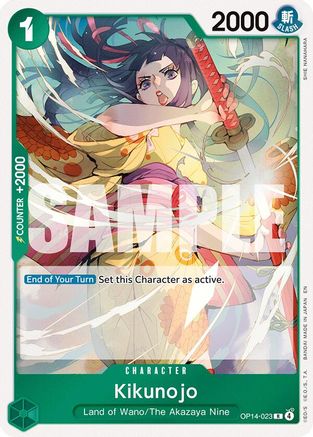 Kikunojo - OP14-023 (OP14-023) - The Azure Sea's Seven Foil - Card Brawlers