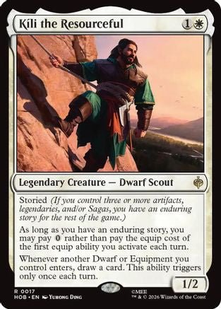 Kili the Resourceful (HOB-017) - The Hobbit Foil - Card Brawlers