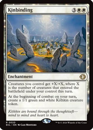Kinbinding (PPECL-020) - Promo Pack: Lorwyn Eclipsed Foil - Card Brawlers