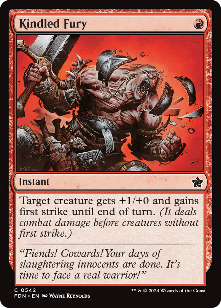 Kindled Fury [Foundations] - Card Brawlers