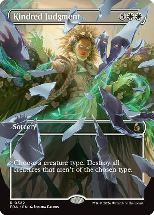 Kindred Judgment (Borderless) (FRA-322) - Reality Fracture - Card Brawlers