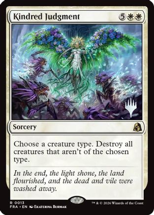 Kindred Judgment (PPFRA-013) - Promo Pack: Reality Fracture Foil - Card Brawlers