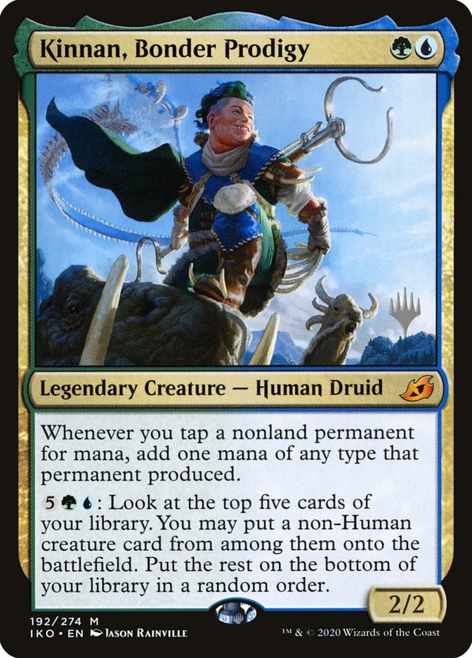 Kinnan, Bonder Prodigy (Promo Pack) [Ikoria: Lair of Behemoths Promos] - Card Brawlers