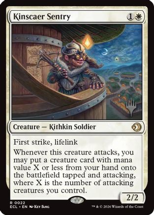 Kinscaer Sentry (PPECL-022) - Promo Pack: Lorwyn Eclipsed - Card Brawlers