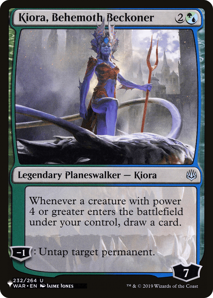 Kiora, Behemoth Beckoner [The List] - Card Brawlers