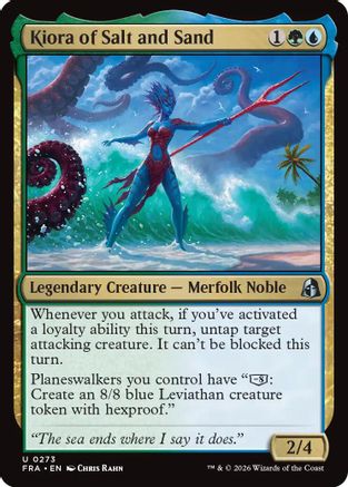 Kiora of Salt and Sand (FRA-273) - Reality Fracture - Card Brawlers