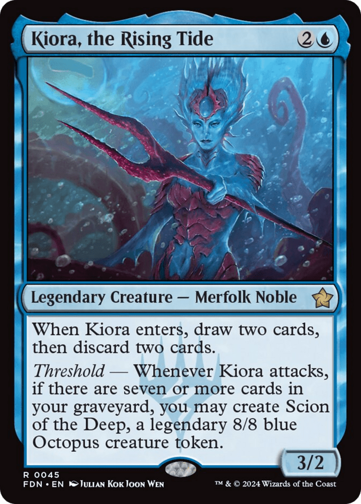 Kiora, the Rising Tide [Foundations] - Card Brawlers