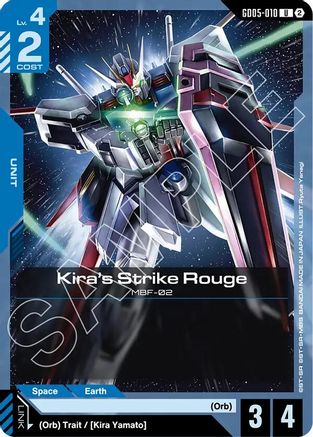 Kira's Strike Rouge (GD05-010) - Freedom Ascension - Card Brawlers