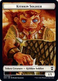 Kithkin Soldier // Pegasus Double - Sided Token [Kaldheim Commander Tokens] - Card Brawlers