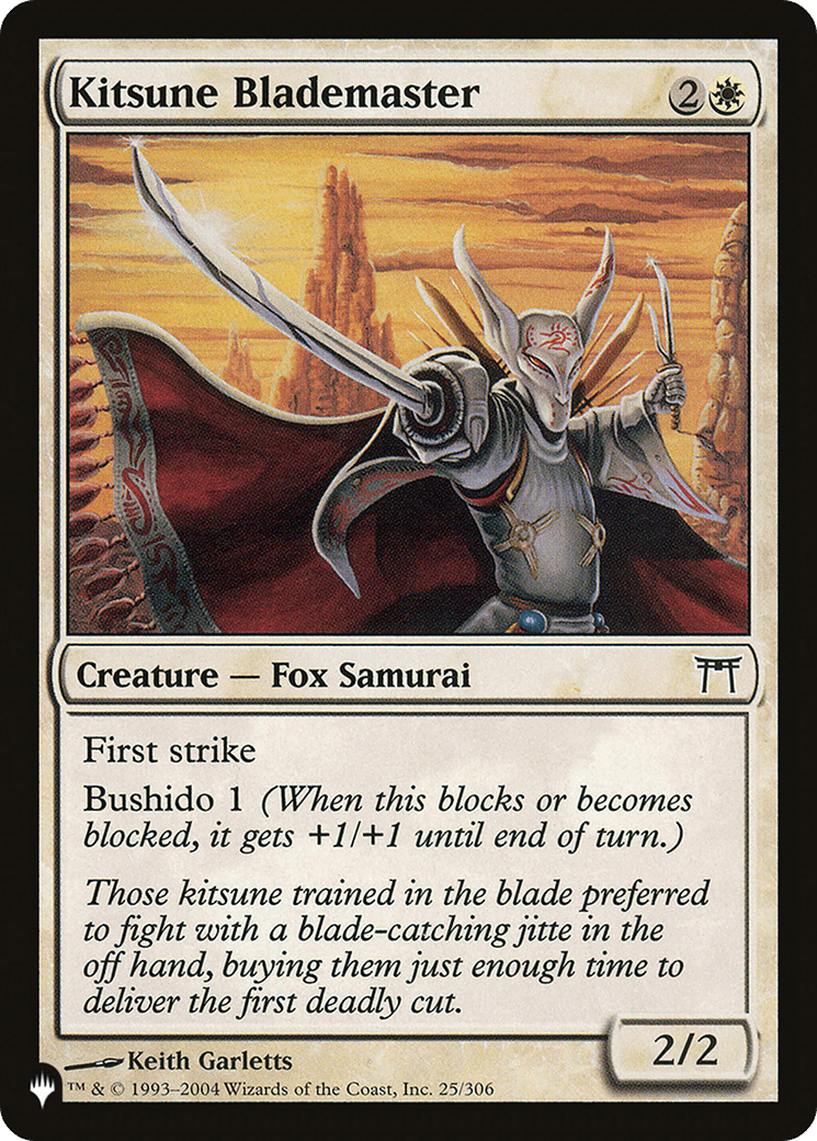Kitsune Blademaster [The List] - Card Brawlers