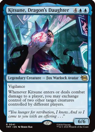 Kitsune, Dragon's Daughter (TMT-041) - Teenage Mutant Ninja Turtles Foil - Card Brawlers