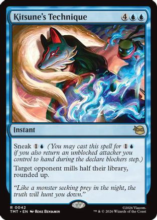 Kitsune's Technique (TMT-042) - Teenage Mutant Ninja Turtles - Card Brawlers