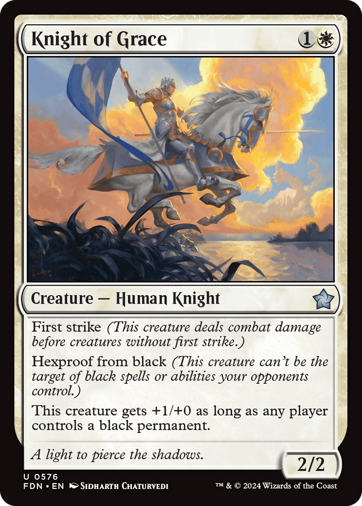 Knight of Grace [Foundations] - Card Brawlers