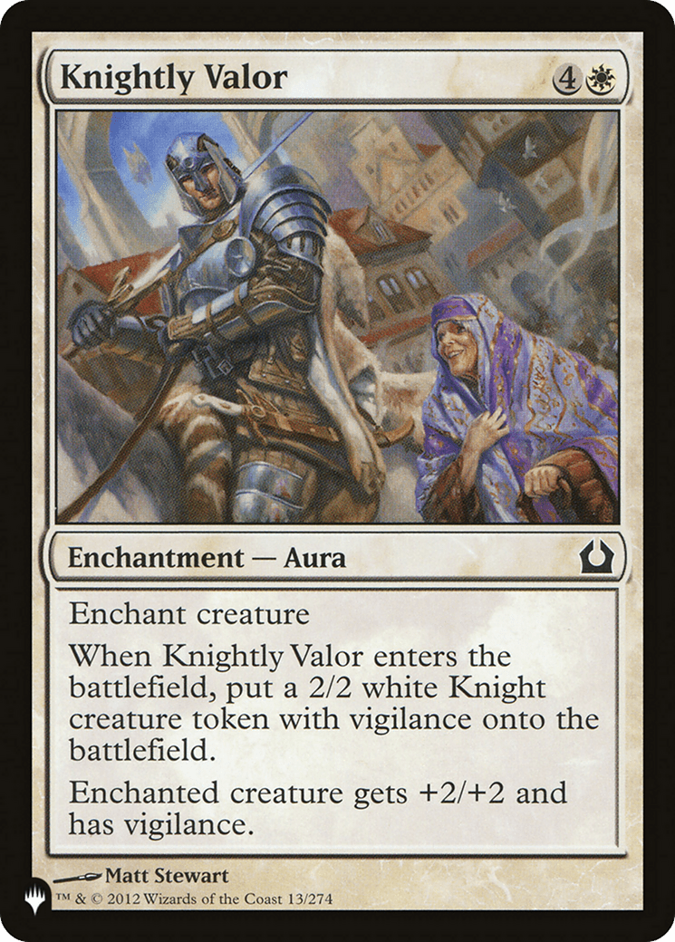 Knightly Valor [The List] - Card Brawlers