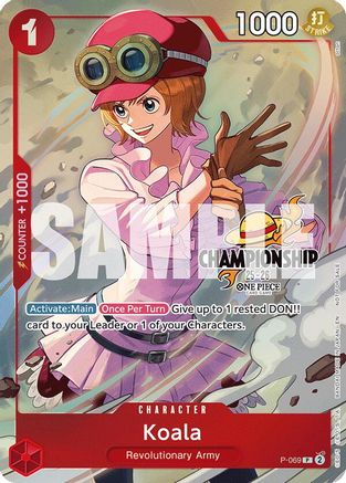 Koala (CS 25-26 Event Pack Finalist Ver.) (P-069) - One Piece Promotion Cards Foil - Card Brawlers